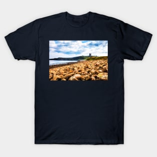 Dunstanburgh Castle Northumberland Rocky Coastline T-Shirt